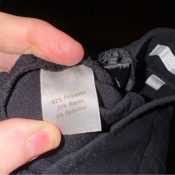 Caslon Nordstrom Straight Leg Work Pants Professional Trousers in Black - Picture 7 of 9